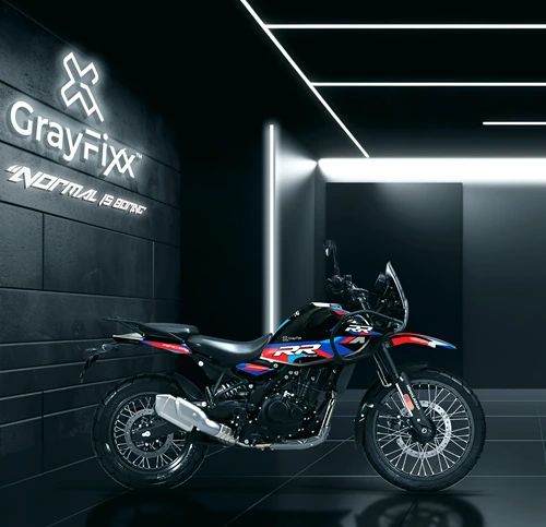 RR Edition Full Body Sticker for Himalayan 450 | Made in Premium Gloss Vinyl with FPF (Fade Protection Film), Waterproof, Precut Sticker, Pack of 1